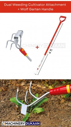 Dual Culti-Weeder Attachment with D Handle